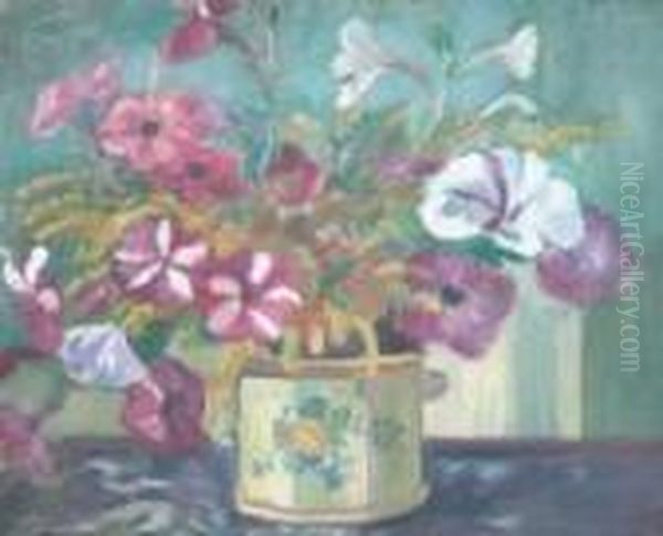 Fleurs De Printemps Oil Painting by Paule Gobillard