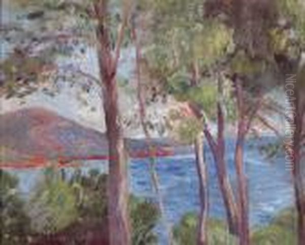 Vue D'agay Oil Painting by Paule Gobillard