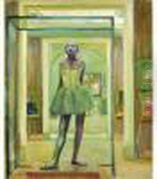 La Petite Danseuse De Degas Oil Painting by Paule Gobillard