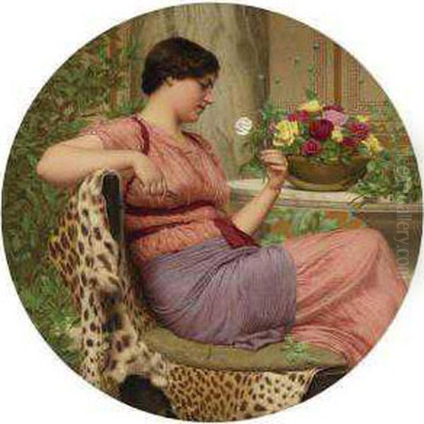 The Time Of Roses Oil Painting by John William Godward