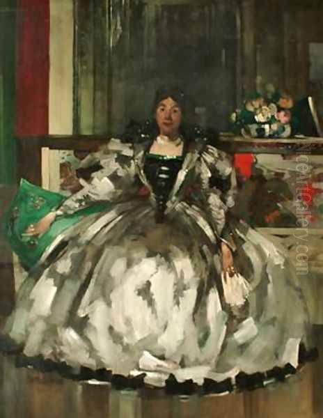 Mrs Graham Robertson 1900 Oil Painting by Arthur Melville