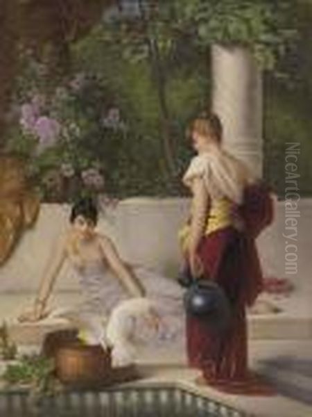 Des Scheiks Tochter Oil Painting by John William Godward