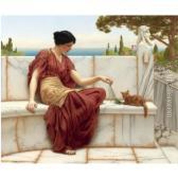 The Favourite Oil Painting by John William Godward