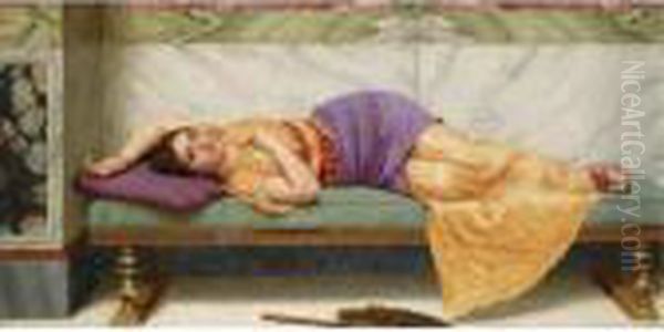 The Day Dream Oil Painting by John William Godward