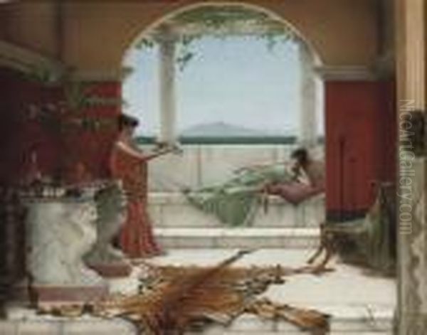 The Sweet Siesta Of A Summer's Day Oil Painting by John William Godward