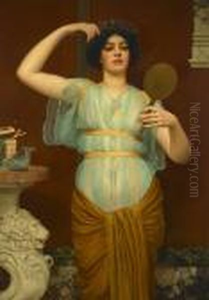 Ione Oil Painting by John William Godward