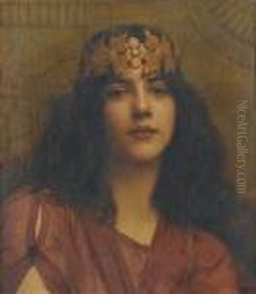 A Persian Princess Oil Painting by John William Godward