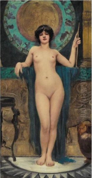 Study Of Campaspe Oil Painting by John William Godward