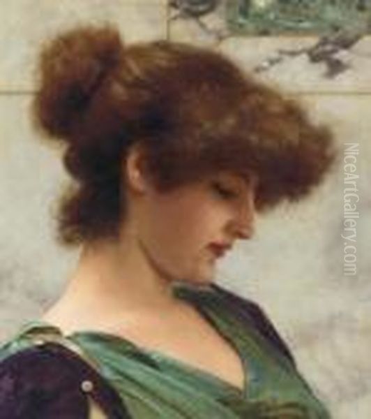 Reverie Oil Painting by John William Godward