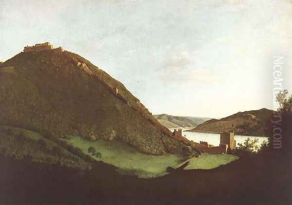 Visegrad 1826-30 Oil Painting by Karoly, the Elder Marko