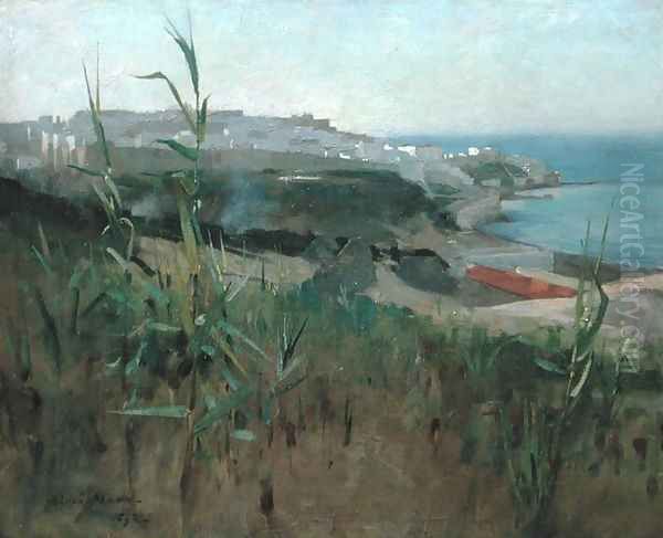 Tangier from the Dunes, 1892 Oil Painting by Alexander Mann