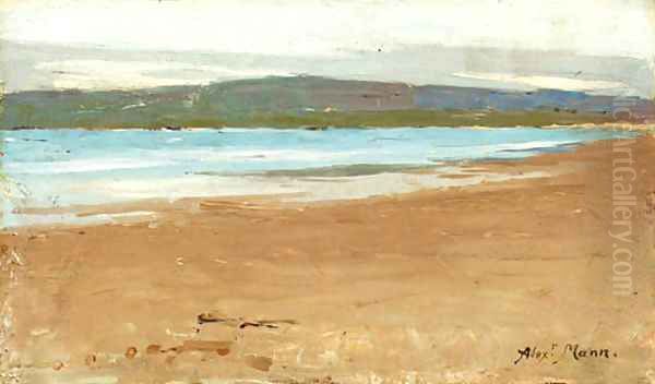 Along the shore, Tangier Oil Painting by Alexander Mann