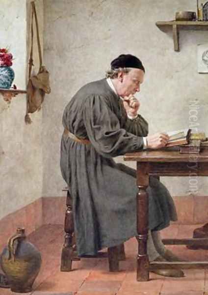 His Favourite Author 1884 Oil Painting by Henry Stacy Marks