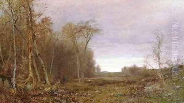 Autumn Idyl Oil Painting by Jervis McEntee