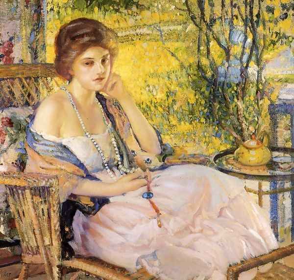 Reverie Oil Painting by Richard Emil Miller