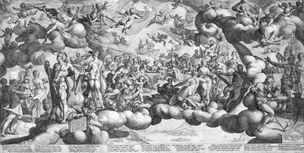 Hollstein 322 Ii (von Iv) Oil Painting by Hendrick Goltzius