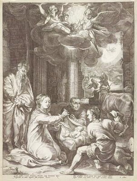 Adorazione Dei Pastori Oil Painting by Hendrick Goltzius