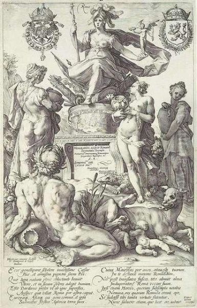 Untitled Oil Painting by Hendrick Goltzius