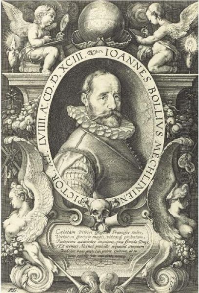 Hans Bol (b. 161; H. 177) Oil Painting by Hendrick Goltzius