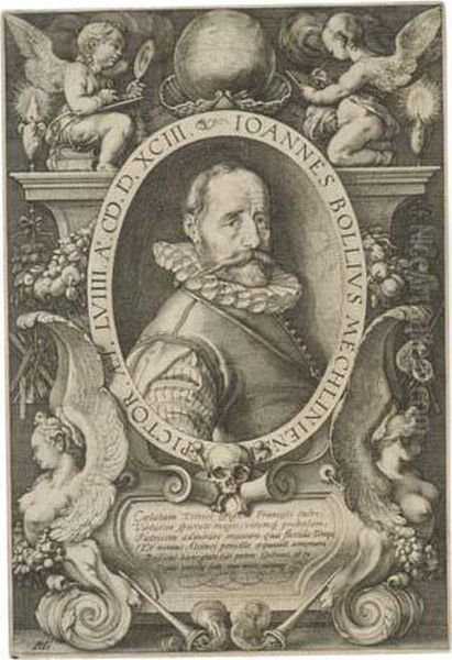 Hans Bol Oil Painting by Hendrick Goltzius