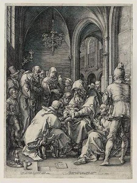 The Circumcision (holl.12) Oil Painting by Hendrick Goltzius