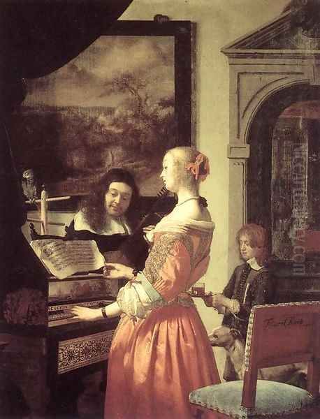 Duet 2 Oil Painting by Frans van Mieris