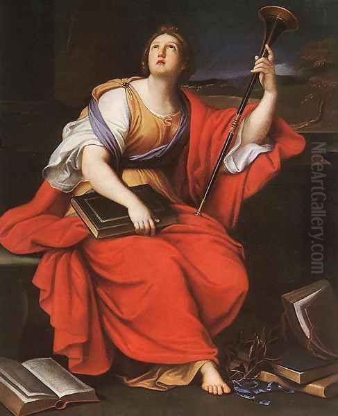 Clio 1689 Oil Painting by Pierre Mignard