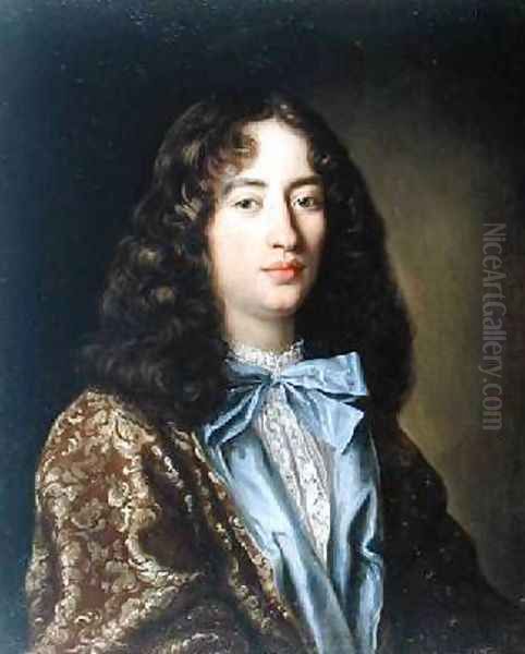 Portrait of a Young Gentleman Oil Painting by Pierre Mignard