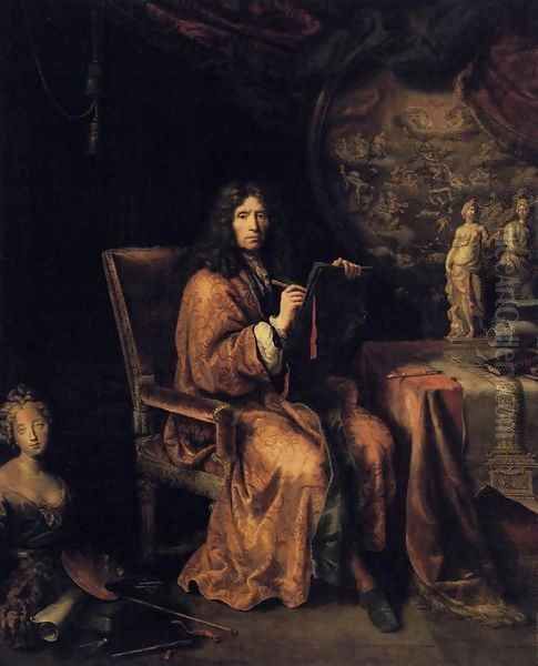 Self-Portrait Oil Painting by Pierre Mignard