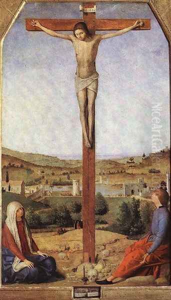 Crucifixion Oil Painting by Antonello da Messina Messina