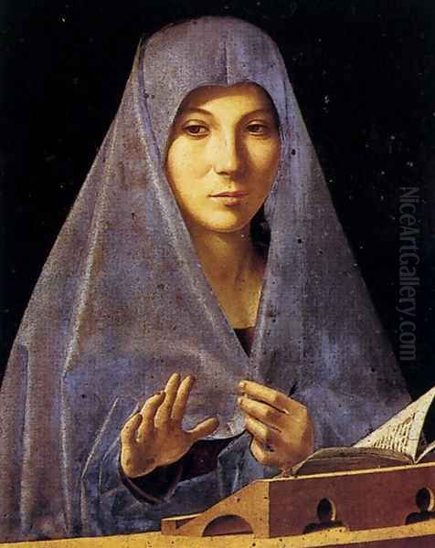 Annunciation Oil Painting by Antonello da Messina Messina