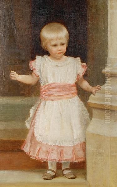 Portrait Of A Girl Oil Painting by Frederick Goodall