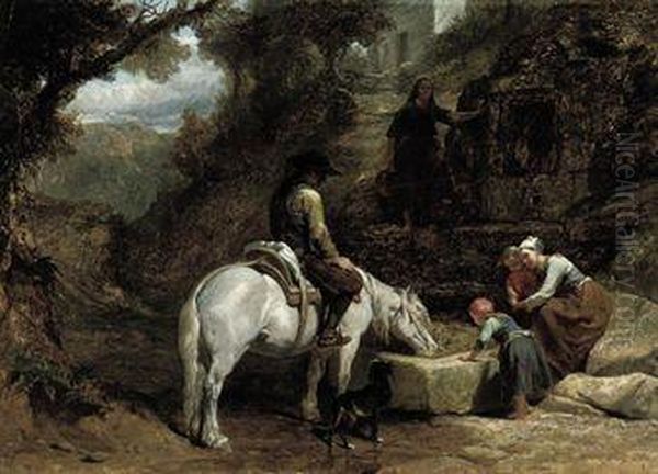 At The Well Oil Painting by Frederick Goodall