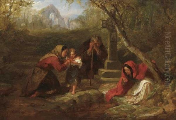 The Holy Well Oil Painting by Frederick Goodall