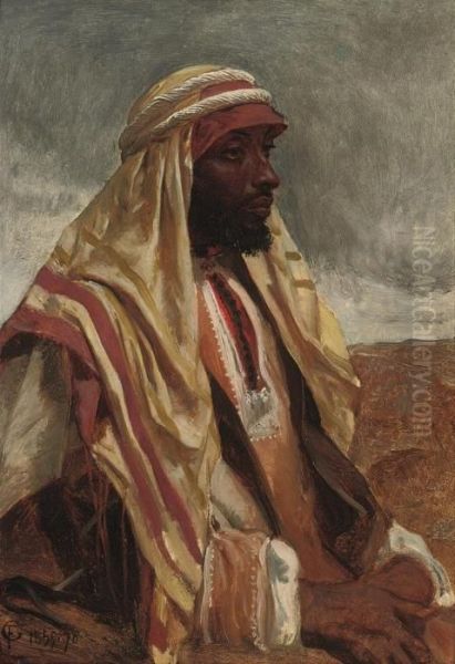 Study Of An Arab Oil Painting by Frederick Goodall