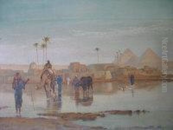 The Overflow Of The Nile Oil Painting by Frederick Goodall