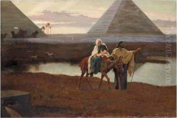 The Flight Into Egypt by Frederick Goodall