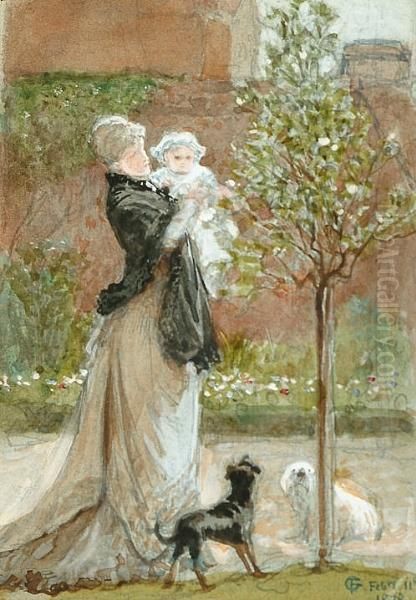 Study For The Time For Roses Oil Painting by Frederick Goodall