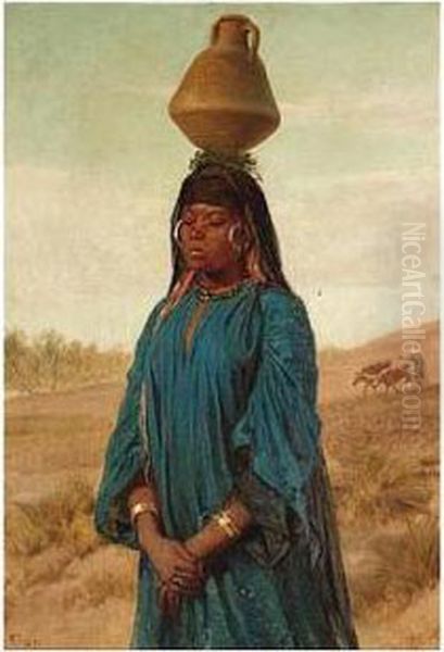 The Water Carrier Oil Painting by Frederick Goodall