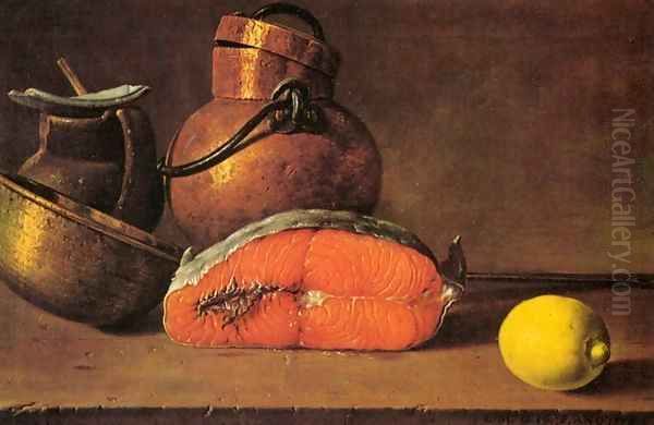 Still-Life 3 Oil Painting by Luis Eugenio Melendez