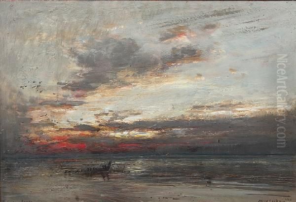 Framed And Glazed Oil Painting by Albert Goodwin