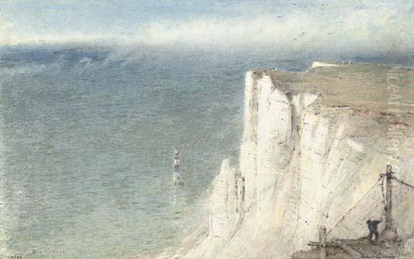 Beachy Head, Noonday Oil Painting by Albert Goodwin