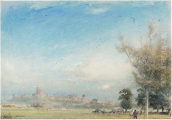 Windsor Oil Painting by Albert Goodwin