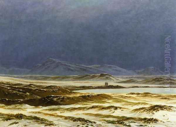 A Nordic Landscape, Spring Oil Painting by Anton Mauve