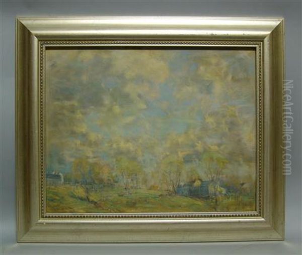 Landscape - New England Oil Painting by Arthur C. Goodwin