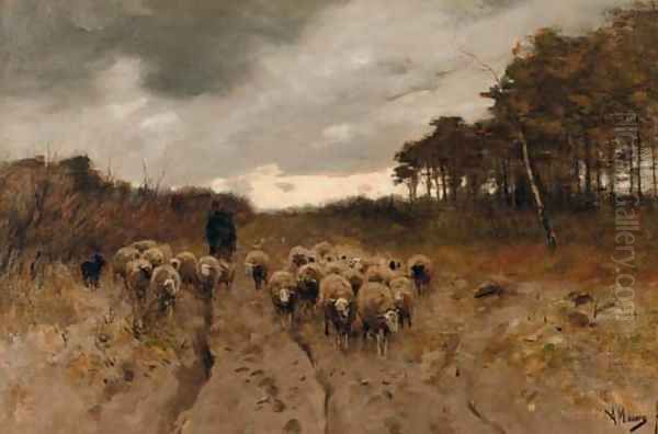 Homeward bound Oil Painting by Anton Mauve