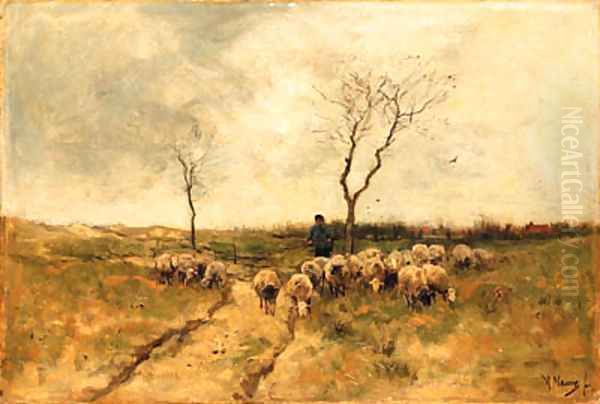 Untitled Oil Painting by Anton Mauve