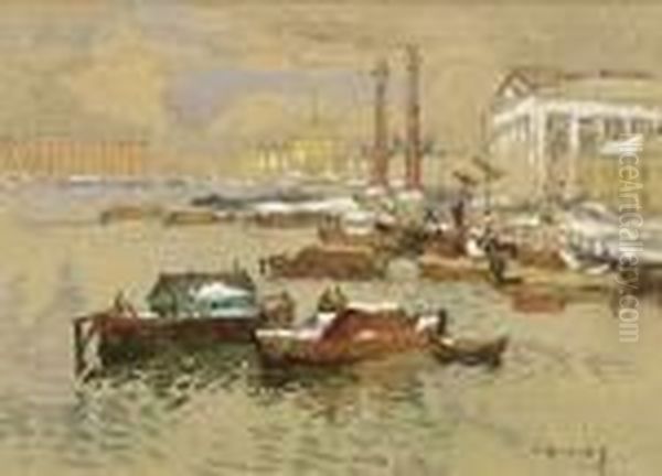 St. 
 Petersburg Oil Painting by Konstantin Ivanovich Gorbatov