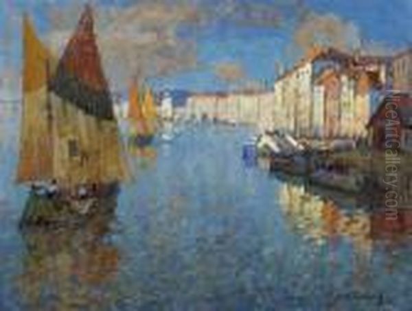 Chioggia. Oil Painting by Konstantin Ivanovich Gorbatov