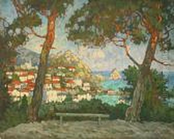 Capri Oil Painting by Konstantin Ivanovich Gorbatov